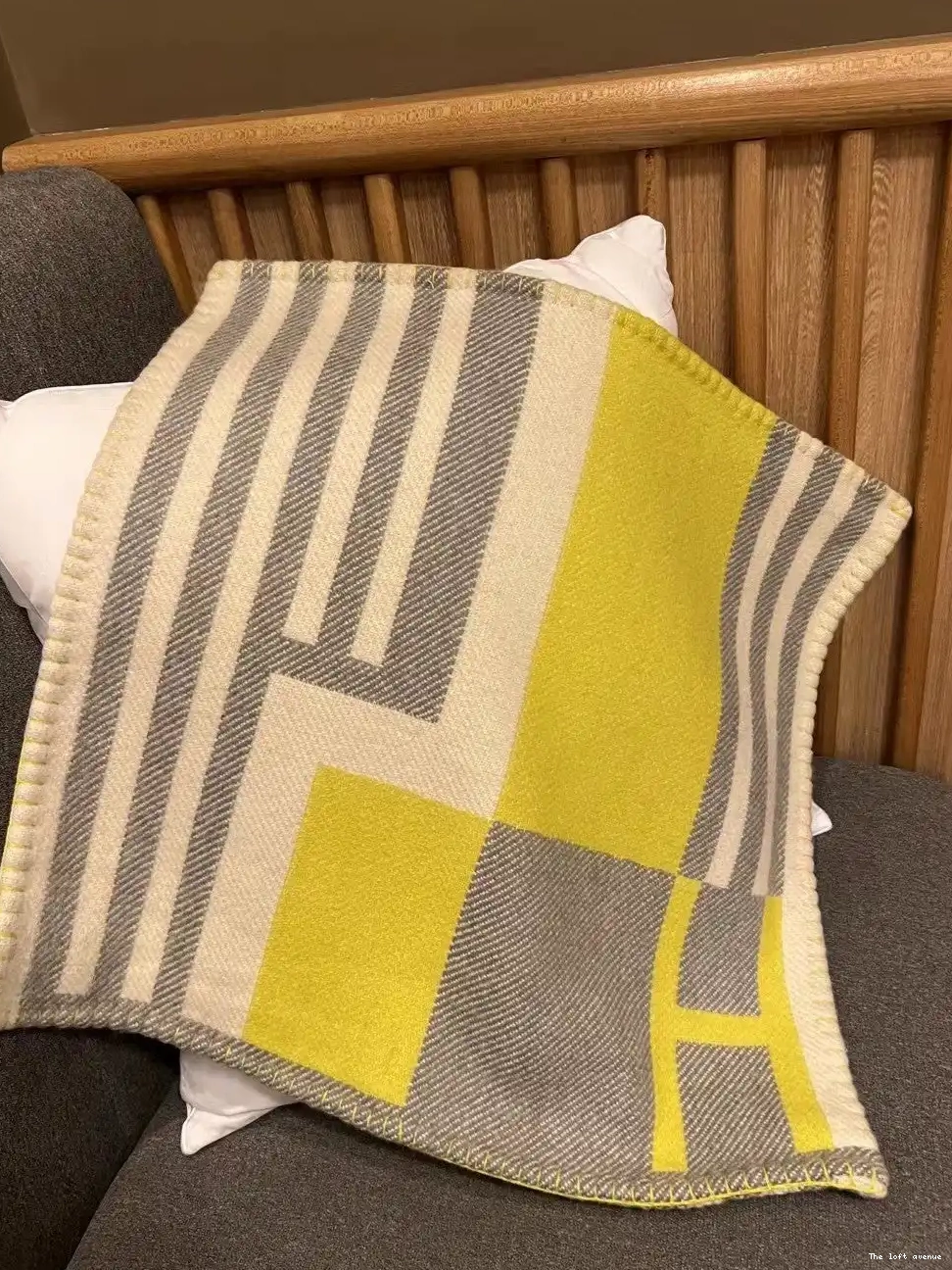 ITHAQUE THROW PILLOW HERMES WOOL 0504